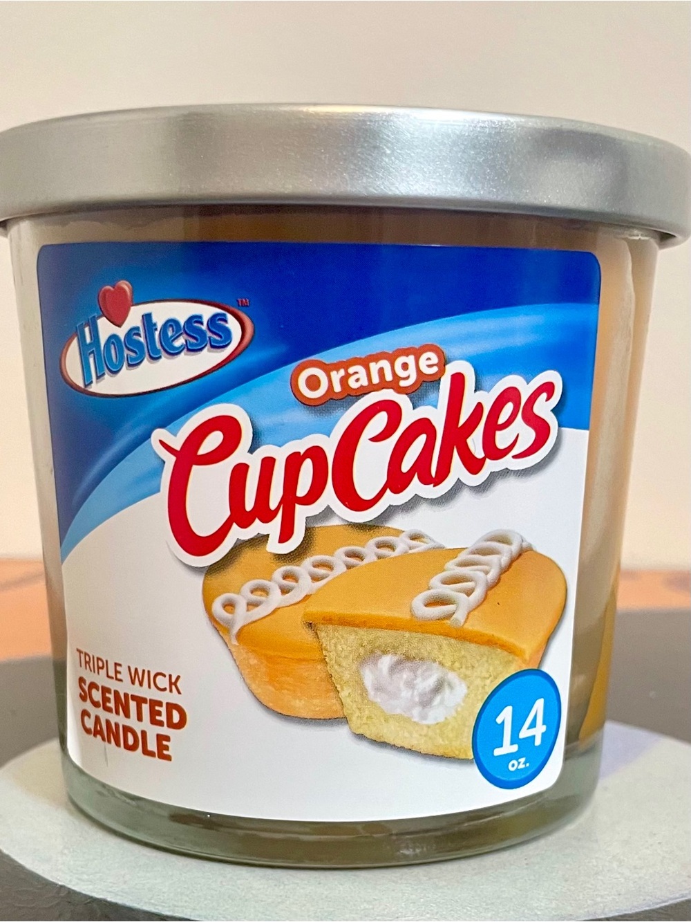 Hostess Cupcakes Triple Wick 14oz Scented Candle NWOT